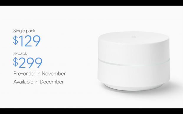 Google Wifi (Bild: Google/Screenshot: Golem.de)